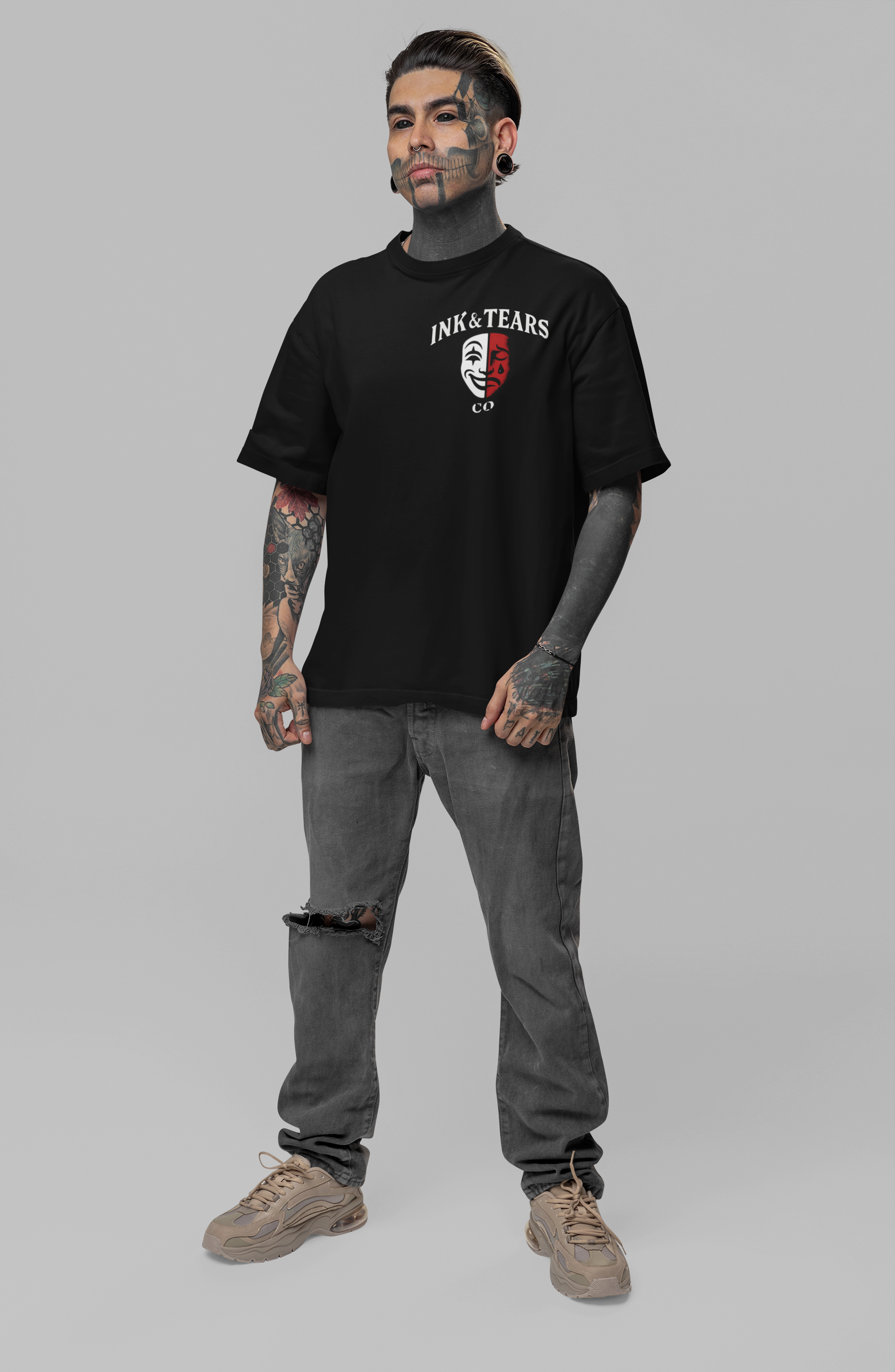 Ink & Tears Co. Left Chest Logo Tee