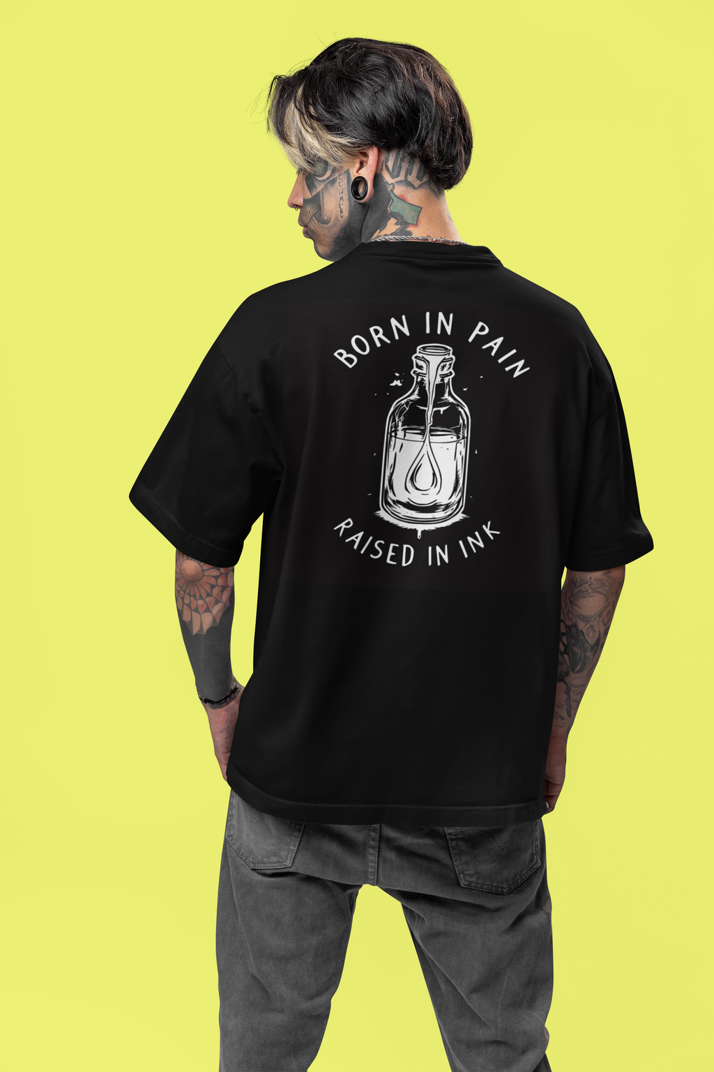 Ink & Tears Co. Born in Pain, Raised in Ink – Tee