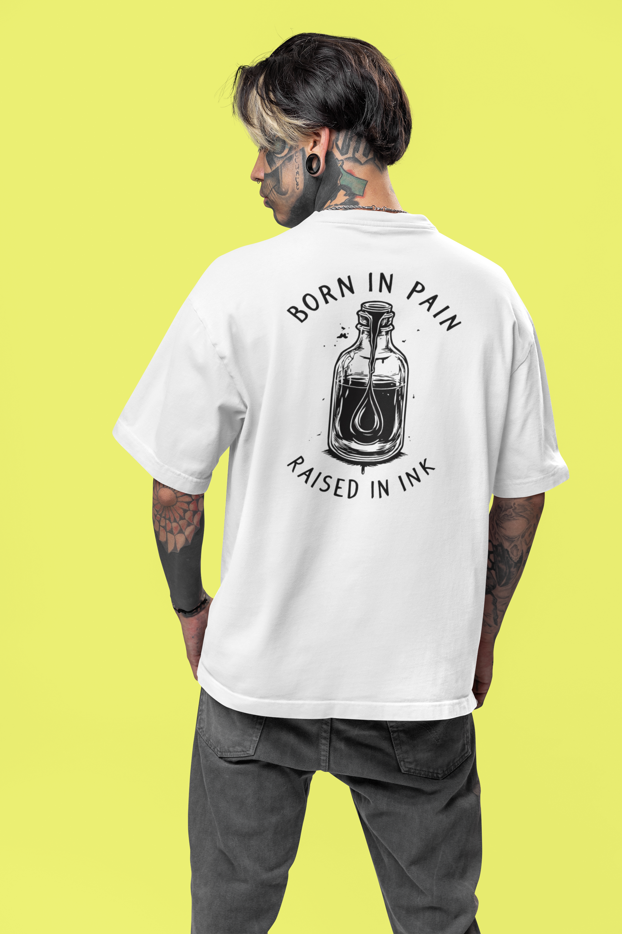 Ink & Tears Co. Born in Pain, Raised in Ink – Tee