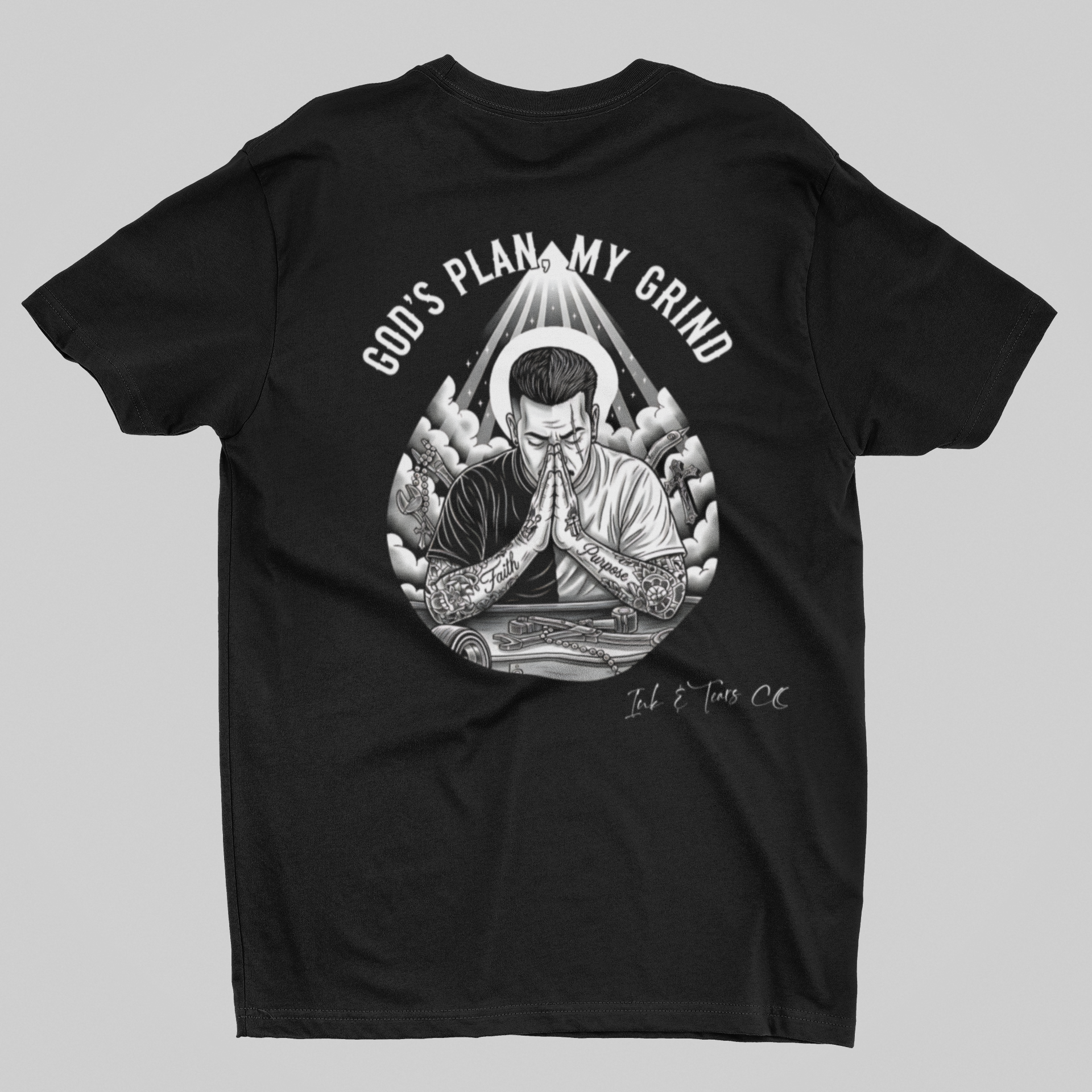 Ink & Tears Co. God’s Plan, My Grind – Tee