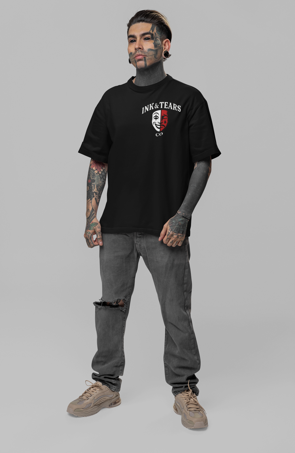 Ink & Tears Co. Left Chest Logo Tee