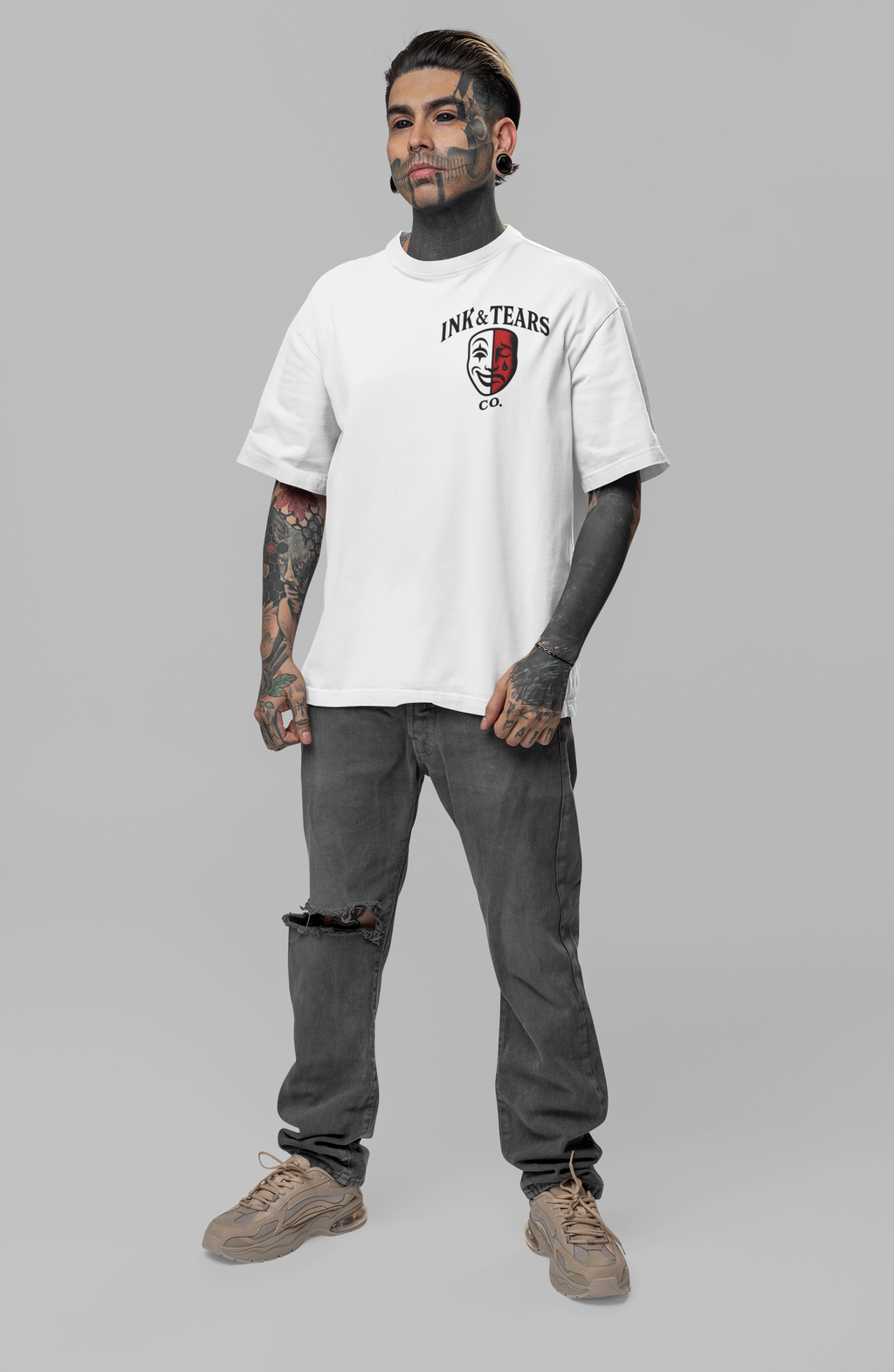 Ink & Tears Co. Left Chest Logo Tee