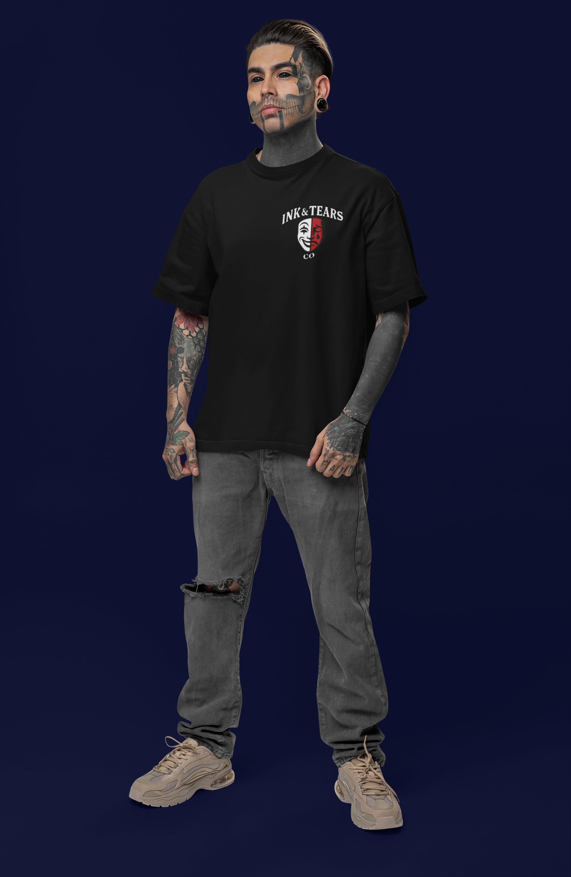 Ink & Tears Co. Born in Pain, Raised in Ink – Tee