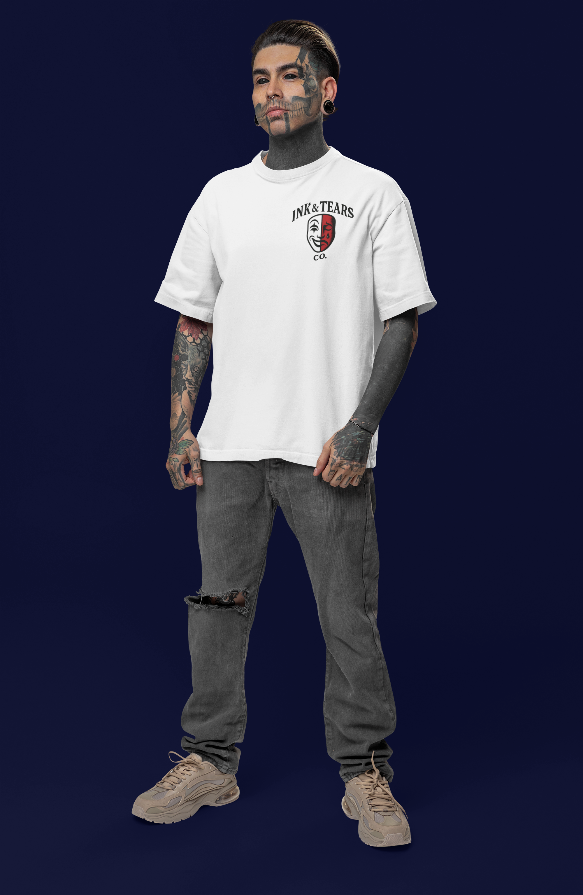 Ink & Tears Co. Born in Pain, Raised in Ink – Tee